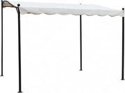 Gazebo Pergola 3x2,5 m in Acciaio Antracite...