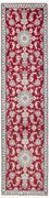 Nain Tappeto 80 x 300 Rosso (Iran) Annodato A Mano