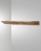 Linus applique quercia l.60cm in legno e vetro attacco led 3000k - ...