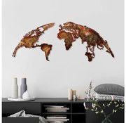 Decorazione da muro 2 pz pianeta metallo