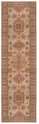 Tappeto rosa e color terracotta in misto iuta tessuto a mano 60x230 cm Lana Jute – Flair Rugs