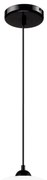 Lampadario a sospensione con filo HARMA 1xE27/15W/230V diametro 25 cm bianco/nero