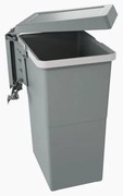Cestino per rifiuti in plastica incorporato da 24 l Swing 2.0 - Elletipi