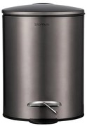 Pattumiera in acciaio marrone scuro 3 l Tubo - Blomus
