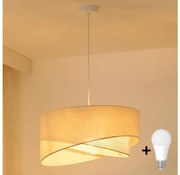 Brilagi - Lampadario LED a sospensione con filo LYRA 1xE27/15W/230V color crema