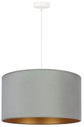Duolla - Lampadario a sospensione con filo ROLLER 1xE27/15W/230V chiaro diametro 40 cm verde/oro
