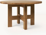 Tavolo rotondo in legno di quercia Farmhouse Ø 120 cm