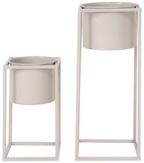 Set di vasi in metallo 2 pz Marla - House Nordic