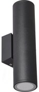 Applique da esterno 2xGU10/35W/230V IP54 arrotondato nero