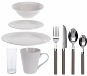 Set di Stoviglie Excellent Houseware Stockholm Porcellana Bianco 36 Pezzi