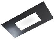 Plafoniera Contemporanea Pixel Metallo Nero Led 40W