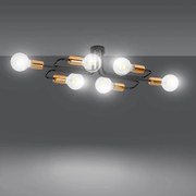 Lampadario VEKEN 6A BLACK