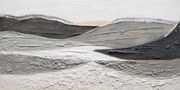 Dipinto su tela Astratt 15, grigio 120 x 60 cm