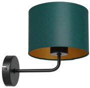 Lampada da parete ARDEN 1xE27/60W/230V verde/oro