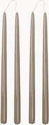 Set di 4 candele da tavolo fatte a mano Smooth