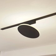 Lindby Lampada a binario LED Lumaro, nero, alluminio, 48V, dimmerabile Lumaro Lindby,, Nero, Soggiorno / Sala da pranzo, Alluminio, Moderno
