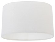 Paralume in lino bianco ovale 25/16/15