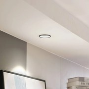 Arcchio LED downlight Niria, nero, 4.000K