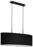 Eglo 33356 - Lampadario a sospensione AMANI su cavo 2xE27/60W/230V nero