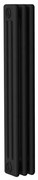 Radiatore acqua calda Comby in acciaio 3 colonne, 3 elementi, interasse 813 mm, nero
