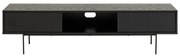 Mobile TV basso nero effetto frassino 180x44,5 cm Angus - Actona