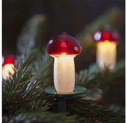 Catena natalizia TOADSTOOL 12xE10/10,7m rossa