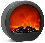 Decorazione natalizia LED 7xLED/230V/4xAA camino