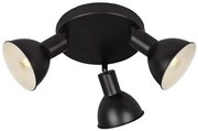 Briloner 2674-035 - Faretto RETRO 3xE14/25W/230V nero