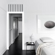 Telaio di passaggio MATT in legno bianco L 80 x H 14 cm