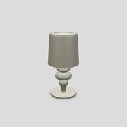 Lampada Da Scrivania Contemporanea Eva D14Cm In Plastica Cemento E Alluminio