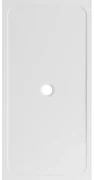 Piatto doccia SENSEA in resina EASY bianco L 80 x L 160 x H 3.2 cm lucido