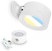 Briloner 3896016 - TARI LED lampada da parete ricaricabile e dimmerabile, 1,6 W/5 V, 1500 mAh, bianco