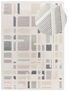 Tappeto grigio chiaro/avorio 200x290 cm Flora – Universal