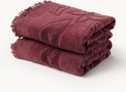 Asciugamano in velluto Rosaria, varie misure