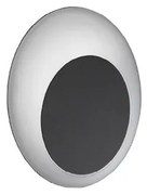 Applique 17x5 cm SHELL in alluminio Nero