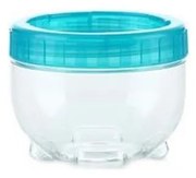 Contenitore INTERLOCK 0,3 l turchese/trasparente per alimenti