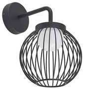 Lucande - Kartivan IP65 LED Applique da Parete da Esterno Nero Lucande