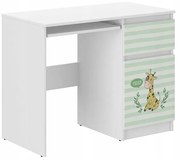 Scrivania per bambini con giraffa 77x50x96 cm