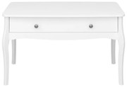 Tavolino BAROQUE 55x96,5 cm bianco