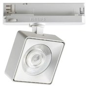 Proiettore Square Pov Metallo Bianco 1 Luce 22W 3000K Luce Calda