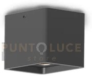 Poker-n lampada a soffitto nero opaco attacco gu10