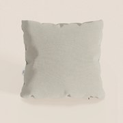Honey cuscino disponibile in diversi colori realizzato in tessuto simil cotone impermeabile T13 panna