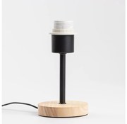 Brilagi - Lampada da tavolo NUBILA WOOD 1xE27/25W/230V quercia/nero
