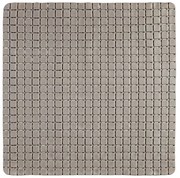 Tappetino Antiscivolo Per Doccia In PVC Mosaico tortora 54x54 Cm