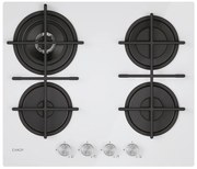 Piano cottura 4 fuochi CVG6BR4WTW VETRO WH CANDY bianco