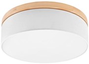 Brilagi - LED Plafoniera BELLADONNA 3xE27/15W/230V bianco/pino