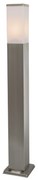 Lampada da parete esterna moderna in acciaio 80 cm IP44 - Malios