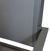 SPLENDOR - poltrona da giardino in alluminio e textilene impilabile