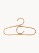 Set di 4 appendiabiti in rattan Aranya