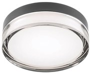 Redo 01-3733 - Plafoniera LED FRISBI LED/8W/230V IP44 nero